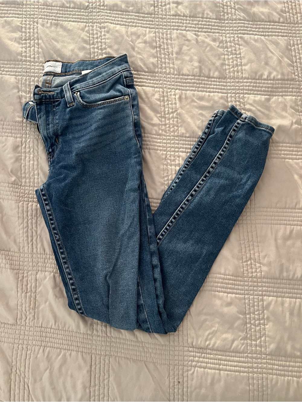 Hudson Jeans Women's Skinny Dark Blue Stretch Denim